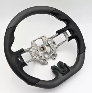 REVESOL Real Carbon Fiber Matte Steering Wheel for 2015-2017 FORD MUSTANG GT NEW - Picture 1 of 5