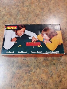 Vintage Brio Ball Bank Wooden Game Sweden New In Box - Picture 1 of 5