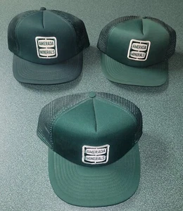 Choose 1 - 3 80s Amerada Minerals Oil / Gas Set Of 3 Snap Back Hats - Picture 1 of 6