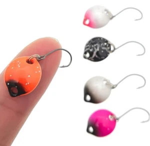 Mini Bottom Spoon Ultra Light Angeln Forelle Spinner Blinker Hard Bait 1,8 Gramm - Bild 1 von 14