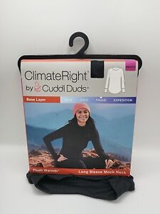 Climate Right By Cuddl Duds Long Sleeve Mock Neck Base Layer Size XS new