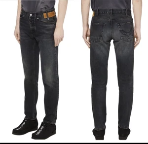 Palm Angels Malibu Jeans schwarz gerades Bein Größe 28 Mgd - Bild 1 von 7