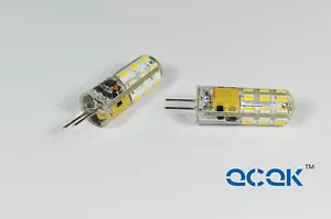 QCQK G4 3W 24 SMD Capsule LED Marine Crystal Light AC/DC 12V 3000k Warm light - Picture 1 of 2