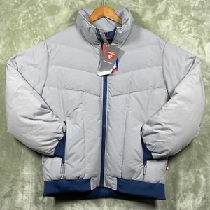 CB Sports Primaloft Duck Down Blend Jacket Men's L Gray Vented Insulated NEW NWT - Picture 1 of 20