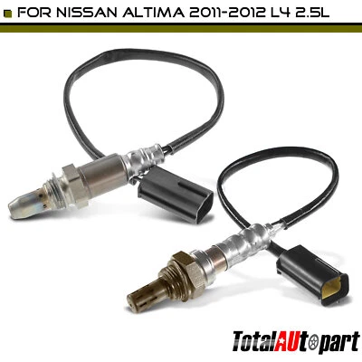 Sensor de oxígeno O2 2 piezas para Nissan Altima 2011-2012 L4 2,5 L aguas arriba y aguas abajo Foto 1 de 4