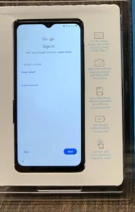 🌀 Samsung Galaxy A12 32GB (Blue) - At&t Prepaid Smartphone 🆕 No Box - Zdjęcie 1 z 2
