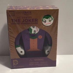 Loot Crate Exclusive DC Comics The Joker Painted Wooden Figure NEW MIP - Bild 1 von 4