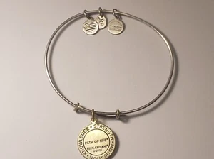 ALEX AND ANI PATH OF LIFE SILVER COLOR EXPANDABLE BRACELET-2016-FREE SHIPPING  - Picture 1 of 8