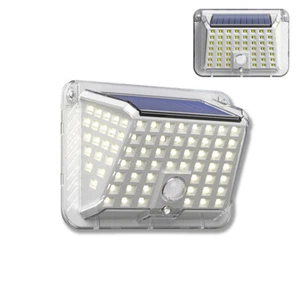Solar Motion Sensor Lights Outdoor Wide Angle Lighting Wireless Solar Wall Light - Picture 1 of 14