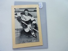 VINTAGE HOCKEY PHOTO 1944/64 BEEHIVE CORN SYRUP GROUP NEW YORK BOB CHRYSTAL NO36