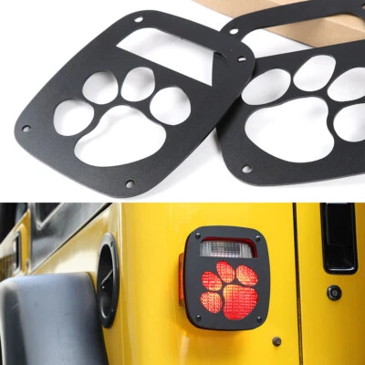 Rear Tail Light Guard Taillight Trim For Jeep Wrangler TJ 1997-06 Accessories AU - image 1 of 4