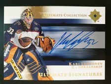 2005-06 Ultimate Collection Ultimate Signatures #USKL Kari Lehtonen