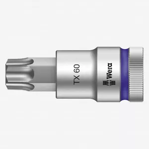 Wera 003838 1/2" Drive Zyklop Torx Bit Socket with Holding Function T60 - Picture 1 of 1