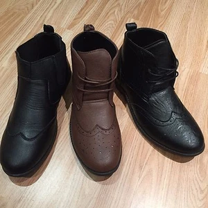 Herren Stiefeletten Freizeitkleid Chelsea Spitze Händler Brogue Größe - Bild 1 von 15