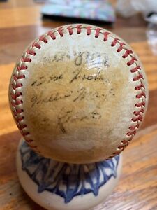 vintage early example Willie Mays Autographed baseball San Francisco Giants