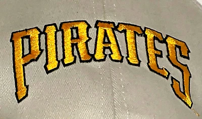 Gorra de Béisbol Piratas de Pittsburgh Gorra Ajustable Bordada Letras Pirata NUEVA Foto 1 de 4