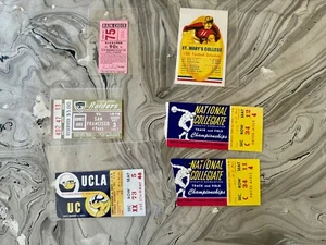 Lot of Five Sports Tickets CAL BEARS Giants Seals Stadium UCLA RAIDERS 49ers - Bild 1 von 5