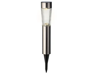 LED Solar Außenleuchte 51cm Edelstahl Gartenlicht Gartenleuchte Gartenlampe - Bild 1 von 3