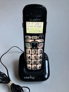 Clarity D703HS Teléfono Inalámbrico Identificador de Llamadas Auricular y Base para E814CC y E814 - Imagen 1 de 21
