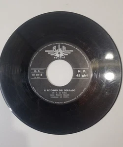 Vinile 45 Giri Il Ritorno del Soldato – Rizzotti Menotti La Rufa – Alba Record - Foto 1 di 1