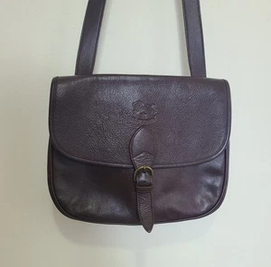IL Bisonte Natural Salina Buckle Brown Leather Crossbody Shoulder Bag - Picture 1 of 11