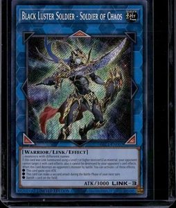 Yu-Gi-Oh! Black Luster Soldier BLC1-EN002 Secreto Raro Edición Limitada Casi Nuevo - Imagen 1 de 1