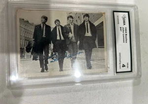 1964 Topps Beatles B&W primera serie #47 John Lennon GMA 4 ¡Raro! ¡PROPIETARIO ORIGINAL! - Imagen 1 de 7