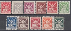 CZECHOSLOVAKIA - 1920 REPUBLIK COMPLETE SET Mi.: 170-180 - **MNH** - Picture 1 of 2