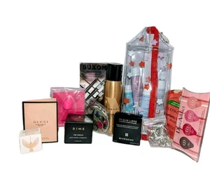 Pacchetto trucco cosmetici Dior Gucci Tilbury Dime x12 full size & Deluxe Mini NUOVO! - Foto 1 di 17