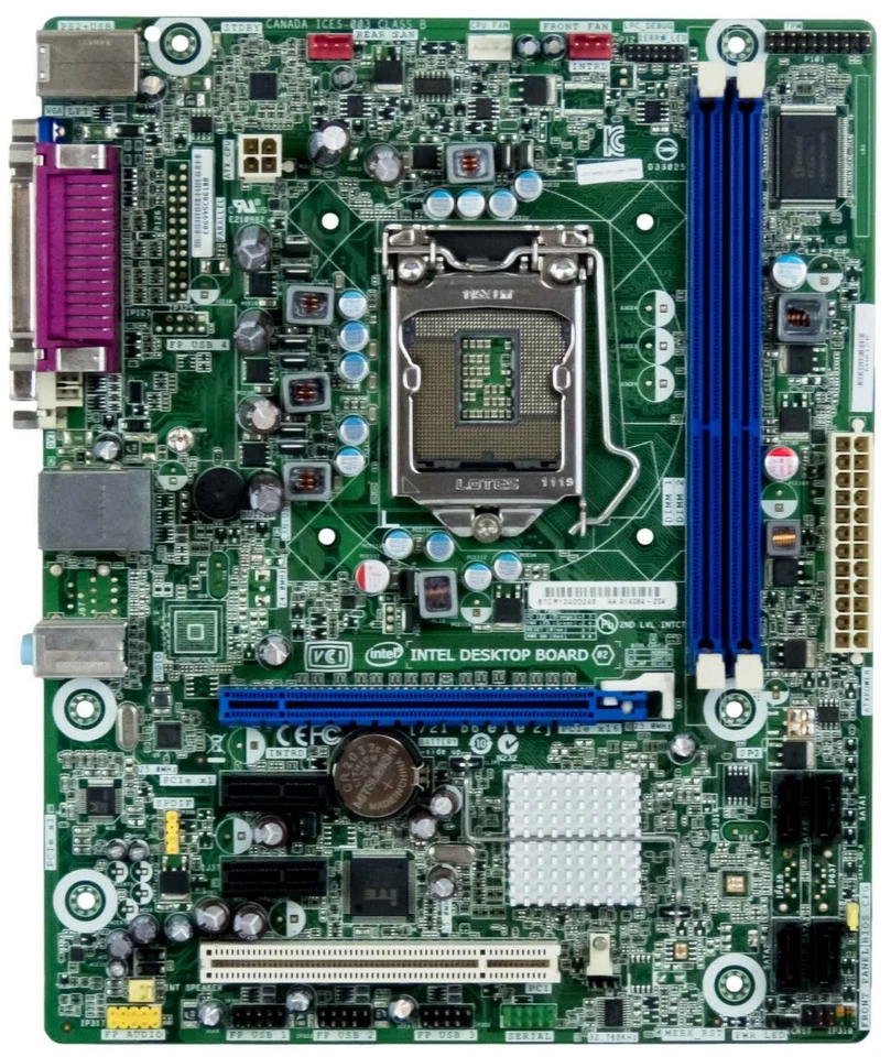 INTEL DH61CR s.1155 DDR3 PCIe PCI mATX - Imagen 1 de 3