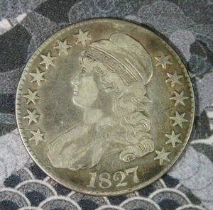 1827 Capped Bust Half Dollar - sehr schöne hochwertige Münze!! - Bild 1 von 2