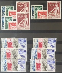 EDW1949SELL : MONACO 1948 Scott #CB7-10(6x), CB11-14(3x) All VF, MNH. Cat $633. - Picture 1 of 1