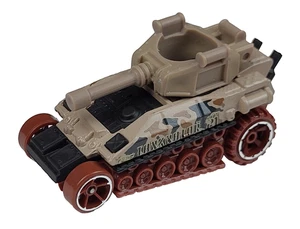 Hot Wheels 2016 Daredevils • Tanknator • Tan Diecast Tank Mega Bloks - Picture 1 of 3