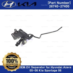 Genuine OEM 2674027400 Oil Separator for Hyundai Azera 05-06 Kia Sportage 06 - Picture 1 of 2