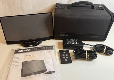 Bose SoundDock Portable Digital Music System w/Bag Remote & Cords *No Sound* - Image 1 of 4