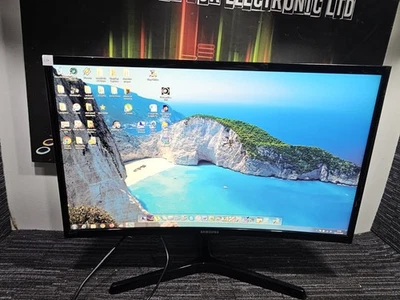 L26 Samsung 24" -inch Curved Monitor C24F396fh Full HD, Hdmi And Vga Inputs - Image 1 of 4