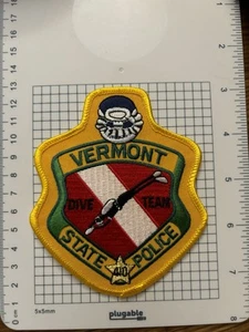 Vermont State Police Scuba Dive Team Shoulder Patch - Picture 1 of 1