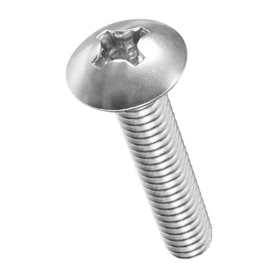 METALLIXITY Machine Screws Phillips Head(5/16"-18x1-1/2") 10Pcs, Silver