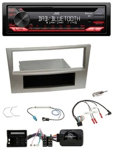 JVC CD DAB USB Bluetooth Lenkrad Autoradio für Opel Zafira B Astra H Corsa D sat - Bild 1 von 11