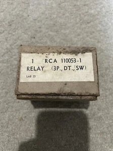 Vintage RCA 110053-1 Relais (3p,DT,SW) 12V DC Typ 310 New Old Stock - Bild 1 von 4