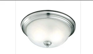 Thomas Lighting 1-Light Brushed Nickel Ceiling Flush Mount - Picture 1 of 6
