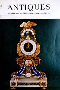 The Magazine ANTIQUES JAN 1970 EURO CLOCK SOUP EMPIRE US MAPS MMA - Picture 1 of 2