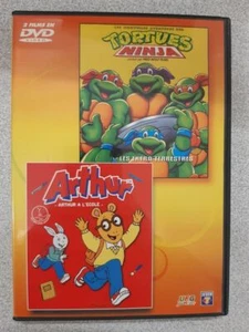DVD 2 Películas - Las Tortugas Ninja Vs Los Extraterrestres - Arthur Regreso A - Imagen 1 de 2