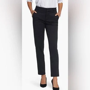 NYDJ Skinny Trousers Black Lift Tuck Technology Stretch Ankle Pants - Picture 1 of 9