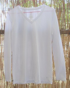 danskin now semi fitted long sleeve shirt