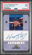 1999-00 Upper Deck MVP Prosign Pro Sign WG Wayne Gretzky Auto Mint PSA 9 Pop 1