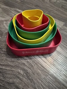 R Vintage Johnson and Johnson Playpath Fitting Forms Child Development Toy stack - Picture 1 of 2