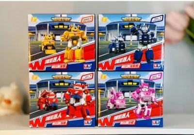 Figura Robot Auldey Super Wings Transforming Friends Jett Dizzy Paul Donnie Juguete Foto 1 de 4
