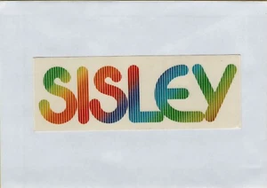 ADESIVO LABEL STICKER sisley 4,5 x 12,5 - Picture 1 of 1