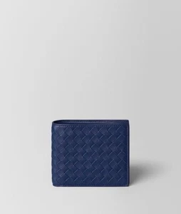 NWT BOTTEGA VENETA Men's classic intrecciato napa bi-fold wallet ATLANTIC ITALY - Picture 1 of 4